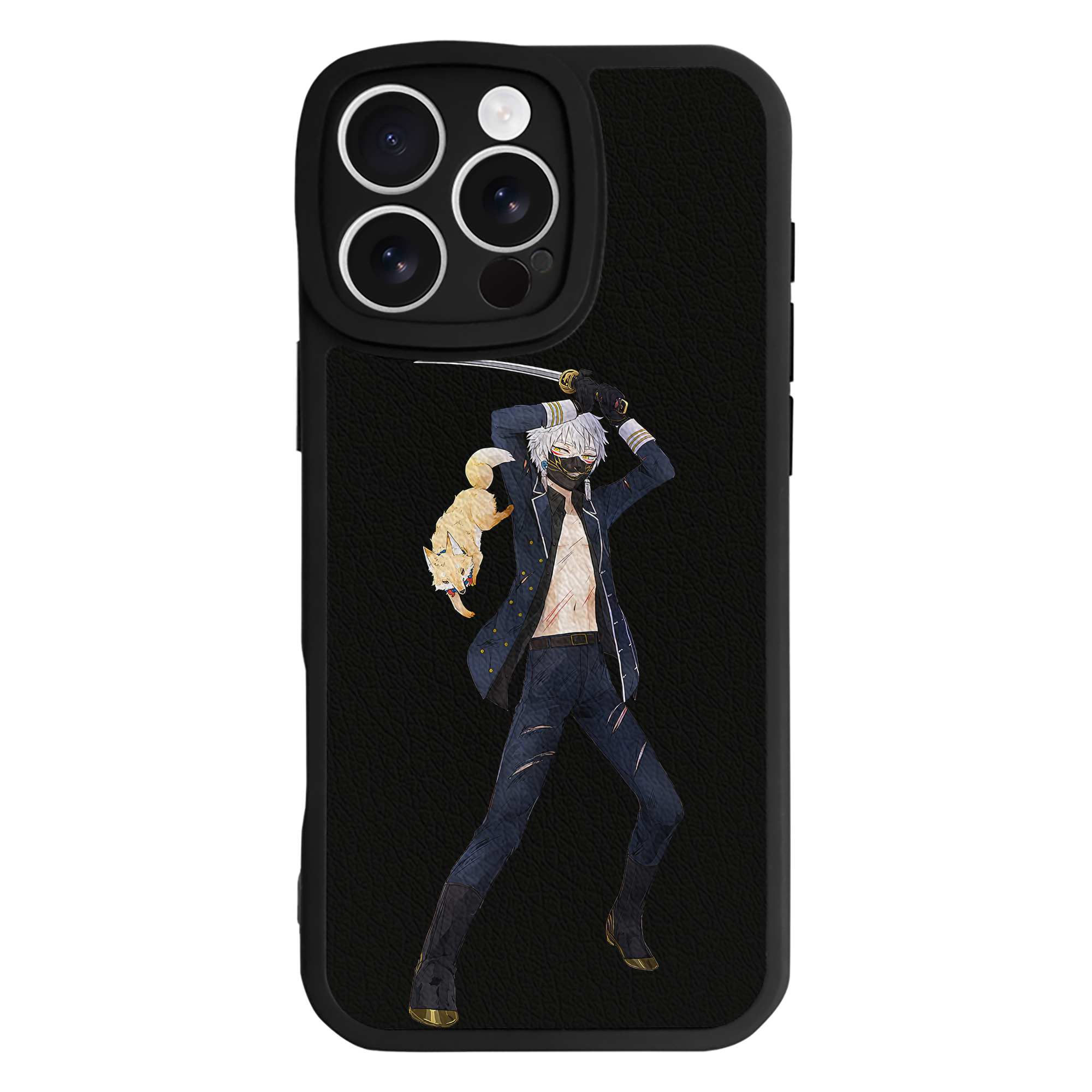 （画像用） 刀剣乱舞 Touken Ranbu 【iPhone 16シリーズ対応】シリコンスマホケース（レザー調） 材質：シリコン